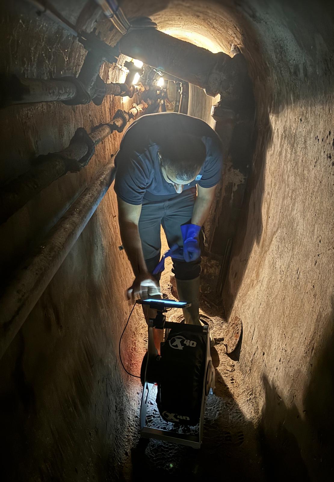 Inspection caméra préalable avant chemisage de canalisation