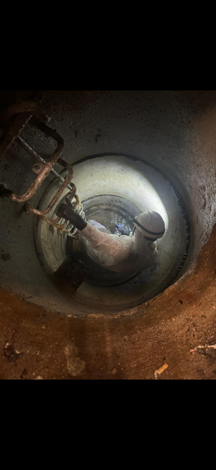 Inspection caméra à l'intérieur d'une canalisation